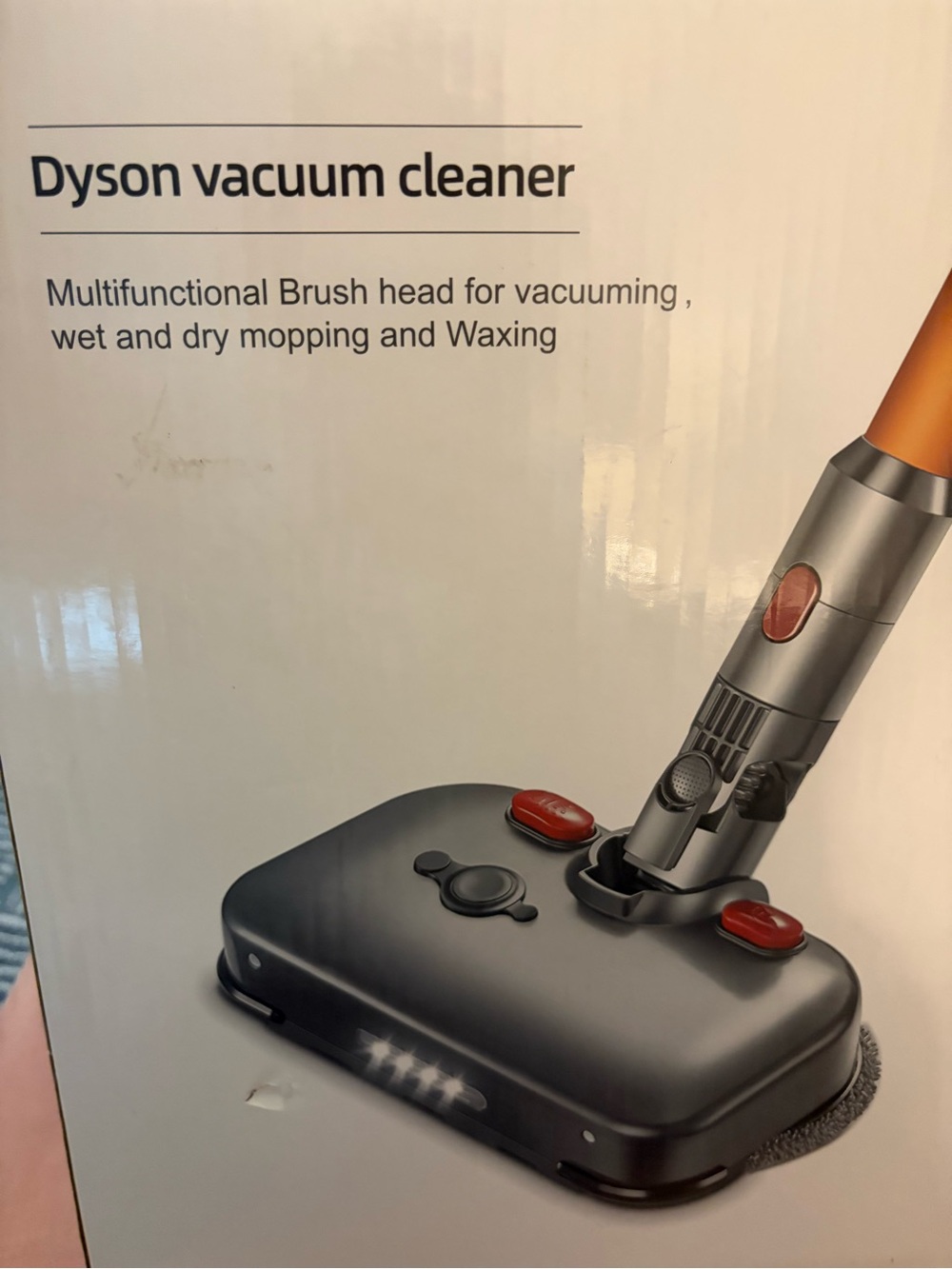 Dyson Silver and Orange Electric Wet/Dry Mop Head Accessory - Picture 2 of 6